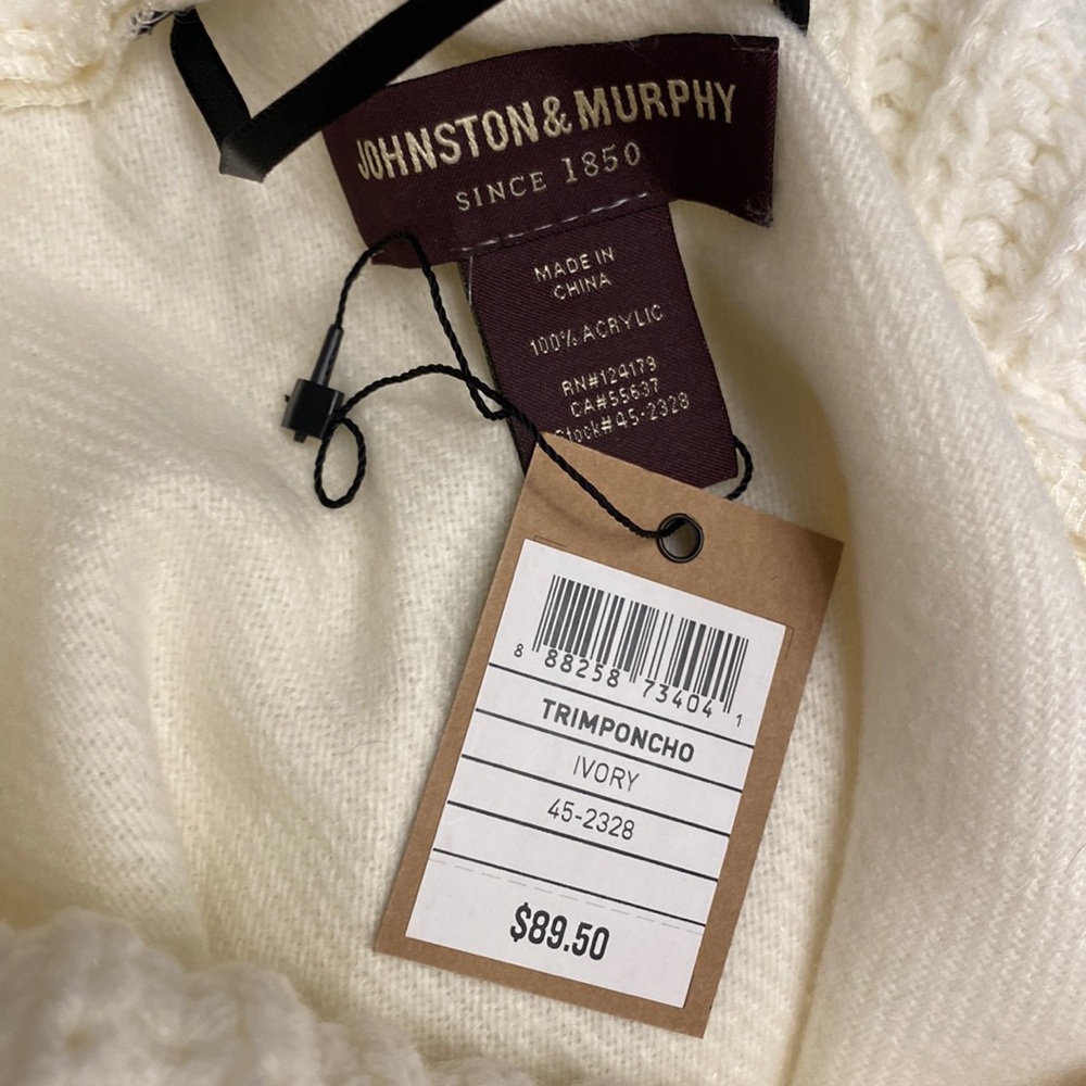 Johnston & Murphy poncho
